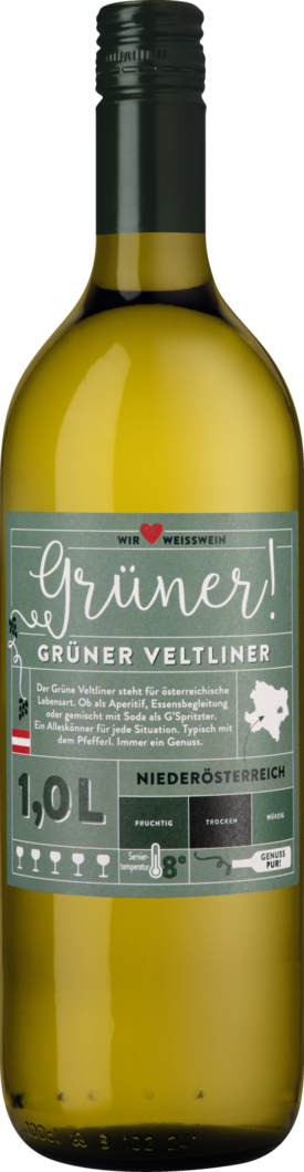 J.A. Schachenhuber 2025 Grüner! Grüner Veltliner 1,0 L