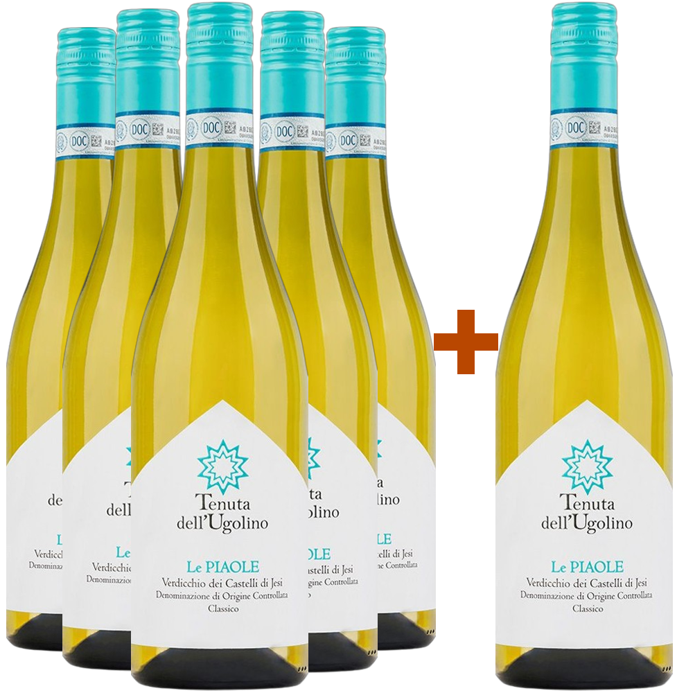 5+1 Le Piaole Verdicchio dei Castelli di Jesi Classico BIO 5+1 Le Piaole Verdicchio dei Castelli di Jesi Classico BIO