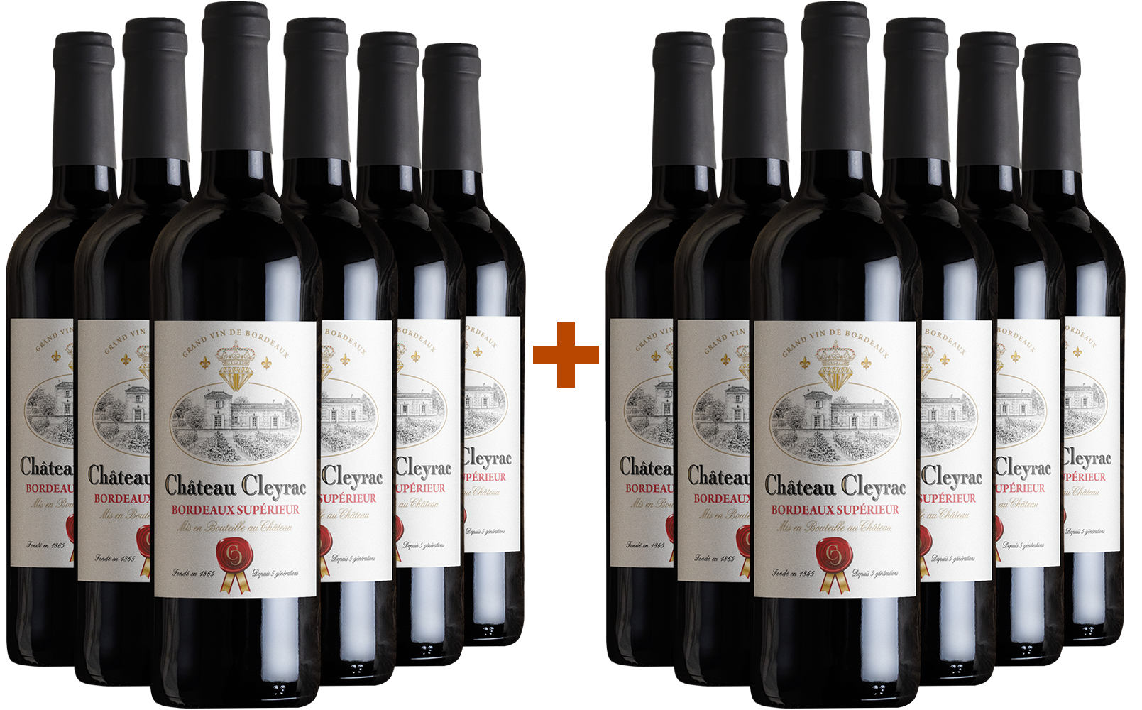 6+6 Château Cleyrac Bordeaux Supérieur AOP 6+6 Château Cleyrac Bordeaux Supérieur AOP