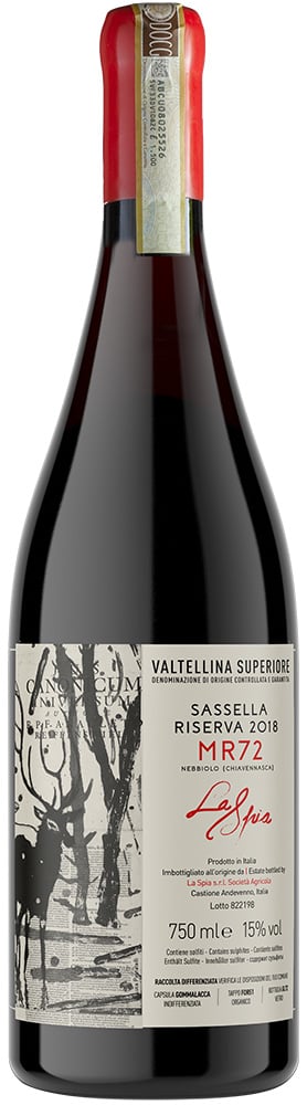 2018 Sassella Riserva MR72 Valtellina Superiore DOCG 2018 Sassella Riserva MR72 Valtellina Superiore DOCG