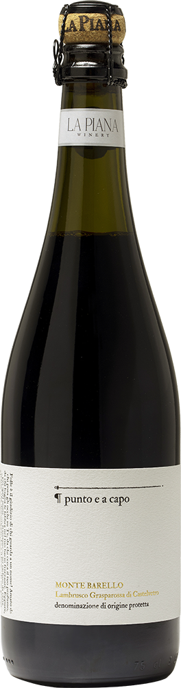 2024 Punto E A Capo - Monte Barello - Lambrusco Grasparossa di Castelvetro DOC BIO 2024 Punto E A Capo - Monte Barello - Lambrusco Grasparossa di Castelvetro DOC BIO
