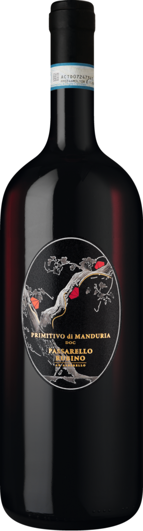 Torrevento 2024 Passarello Rubino Primitivo di Manduria 1,5 L