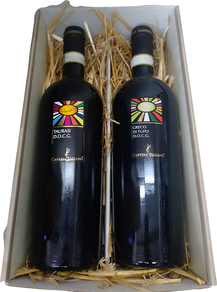 Cassetta in Cartone Taurasi DOCG - Greco di Tufo DOCG