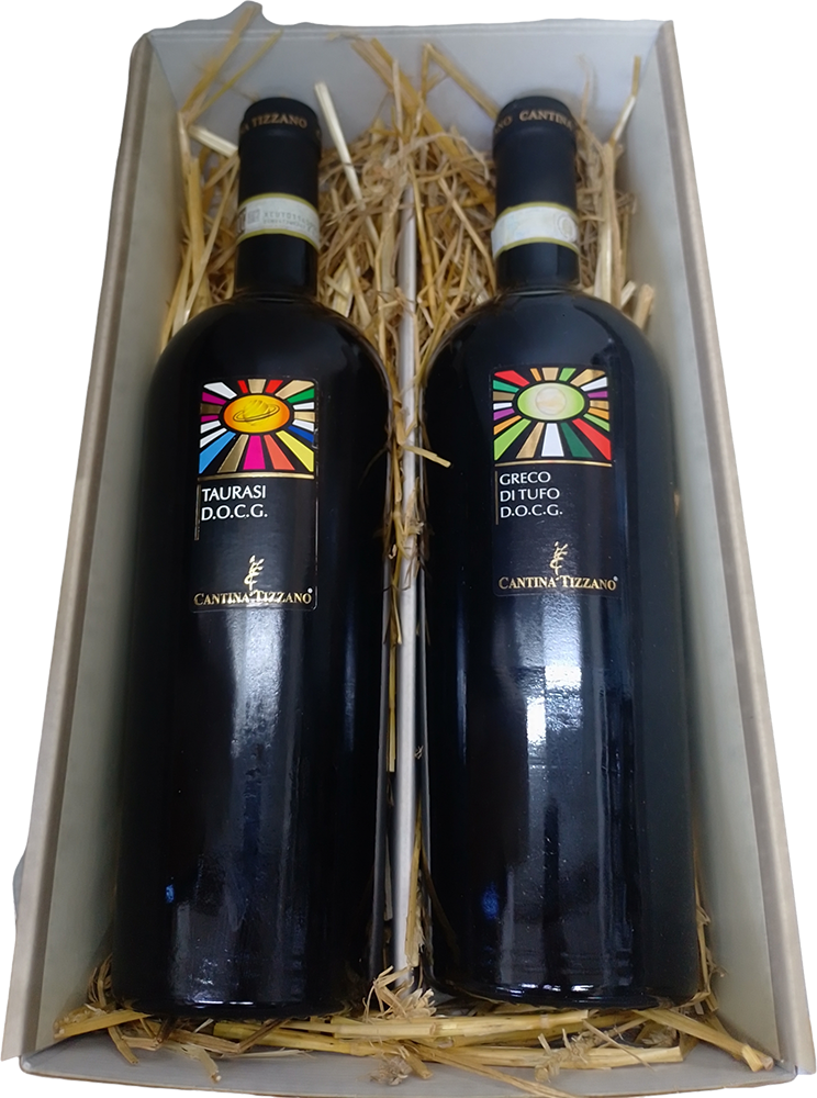 Cassetta in Cartone Taurasi DOCG - Greco di Tufo DOCG Cassetta in Cartone Taurasi DOCG - Greco di Tufo DOCG