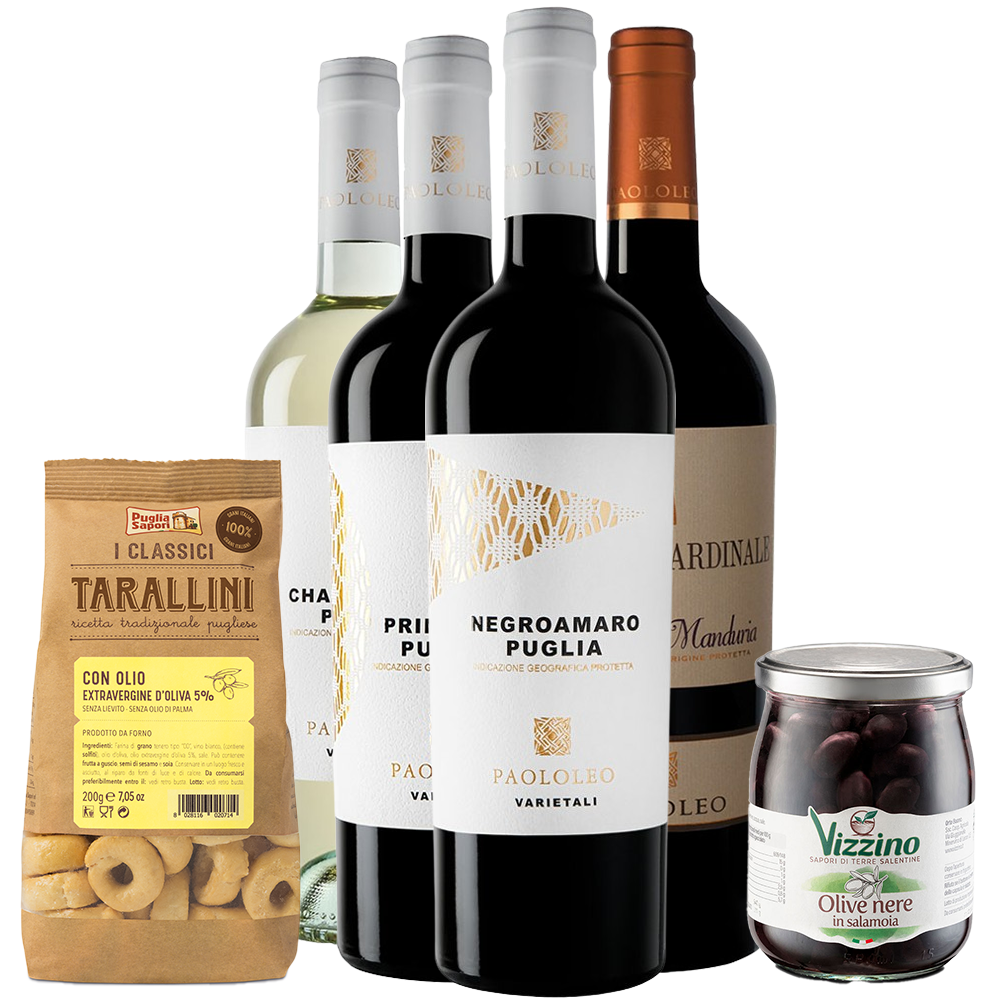 Cantine Paololeo Box Degustazione "Tradizioni pugliesi" Cantine Paololeo Box Degustazione "Tradizioni pugliesi"
