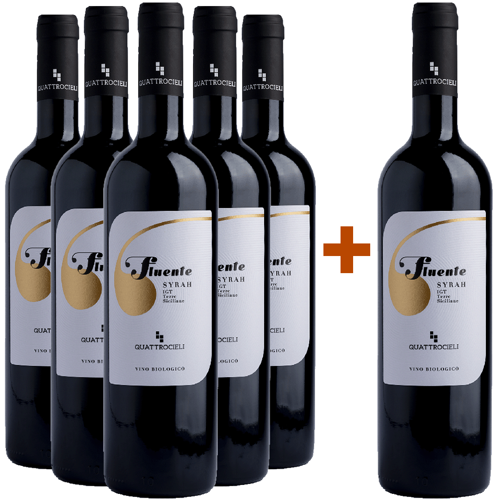 5+1 Fluente Syrah Terre Siciliane IGP BIO 5+1 Fluente Syrah Terre Siciliane IGP BIO