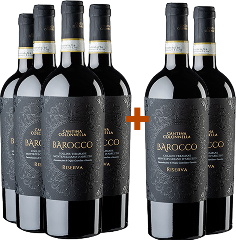 4+2 Barocco Riserva Montepulciano d'Abruzzo Colline Teramane DOCG 4+2 Barocco Riserva Montepulciano d'Abruzzo Colline Teramane DOCG