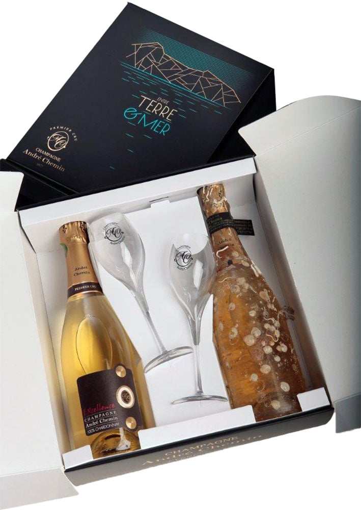 2008 Coffret entre Terre et Mer Excellence Champagne AOP 2008 Coffret entre Terre et Mer Excellence Champagne AOP
