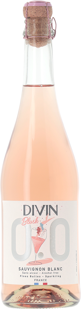 DIVIN Origine Sauvignon Blanc Blush Perlwein 0,0 % alkoholfrei