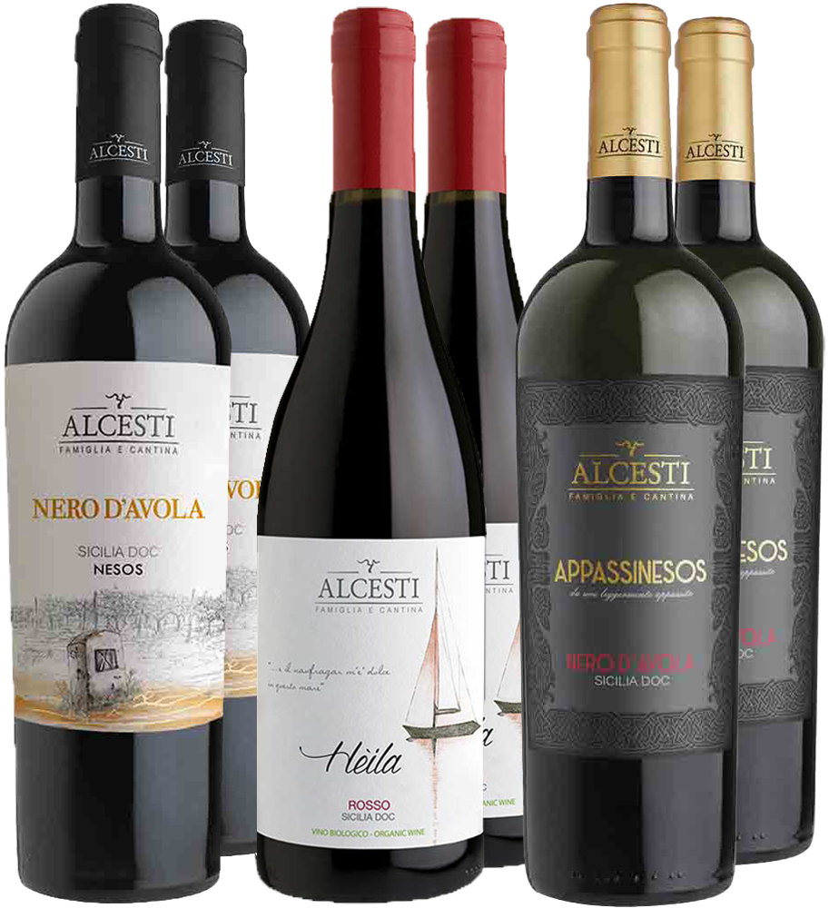 Alcesti Box Degustazione Nero d'Avola Alcesti Box Degustazione Nero d'Avola