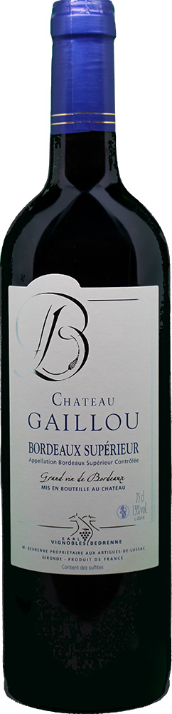 2018 Château Gaillou Bordeaux Superieur AOP 2018 Château Gaillou Bordeaux Superieur AOP