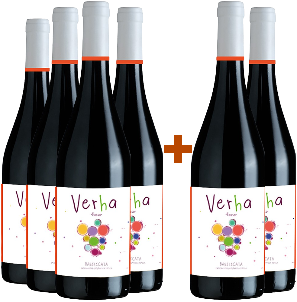 4+2 Verha Rosso Basilicata Rosso IGP BIO 4+2 Verha Rosso Basilicata Rosso IGP BIO